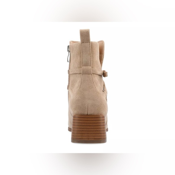 Journee Collection Womens Estelle Stacked Heel Booties - Picture 4 of 12